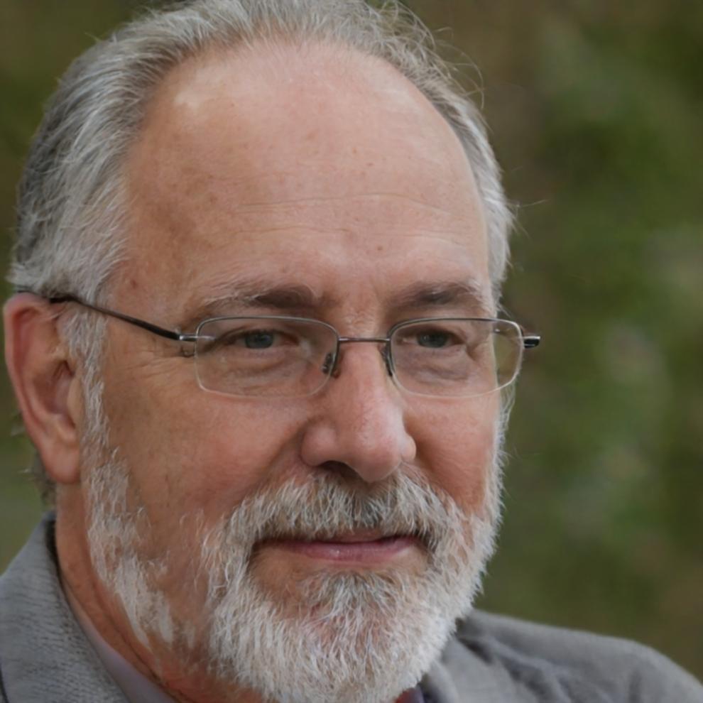 Portrait of Kieran Blackwood, typography instructor